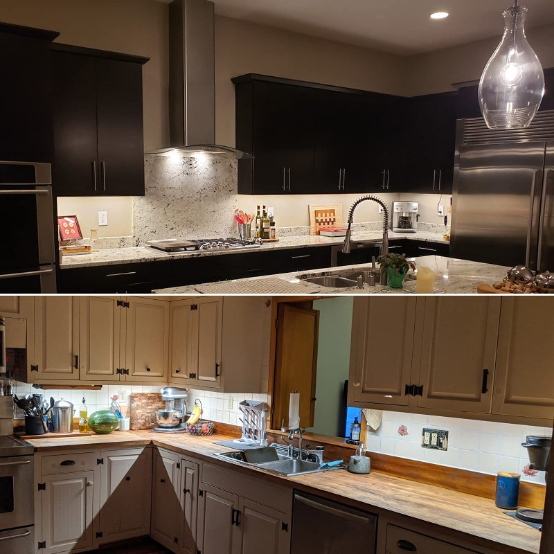 Litever Kitchen Under Cabinet LED Lighting Kit Plug-in, Super Bright, 6 PCS 12 Inches Light Bars, Daylight White, 31W 2000 Lumen, Perfect for Kitchen Cabinet Counter Shelf-(6 Bars Kit-5000K) - Image 2